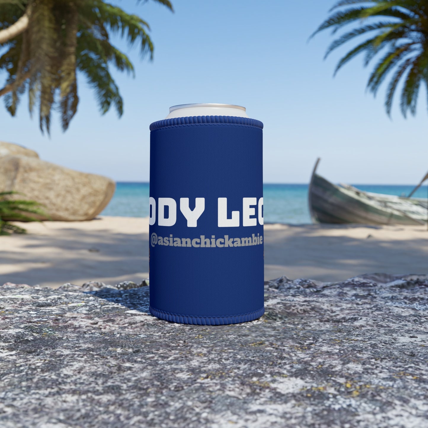 Ambie's style stubby cooler "bloody legend"