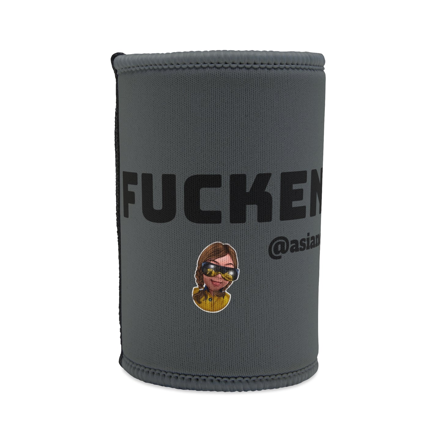 Ambie's style stubby cooler "fucken legend"